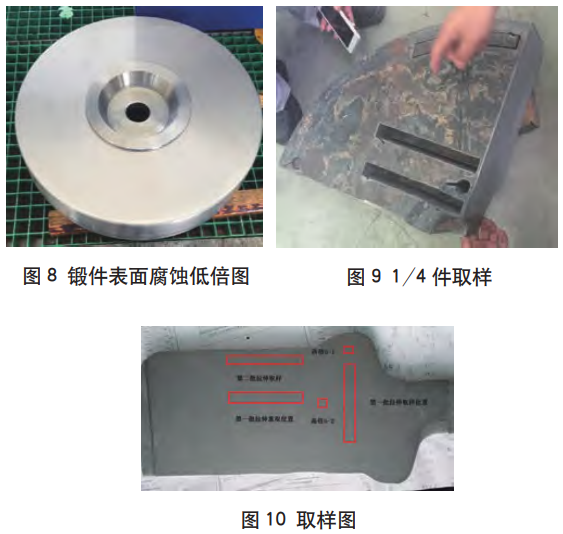 航空发起机整体叶盘用TC4钛合金锻压工艺靠得住性验证：：从原资料到制品的全流程把控，经低倍侵蚀检测、室温/高温拉伸测试及氢含量检测，确认锻件无铸造缺点、力学机能远超尺度下限，为大型钛合金盘件工业化出产提供