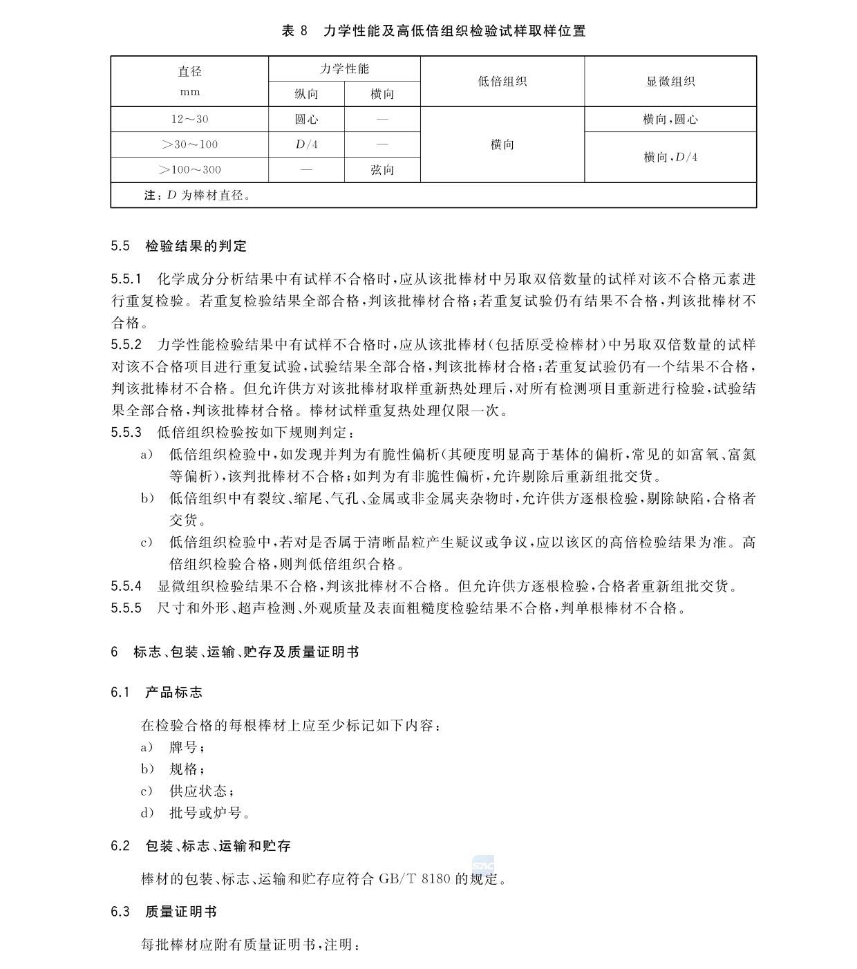 航空航天用高温钛合金棒材国度尺度GB/T 38917-2020